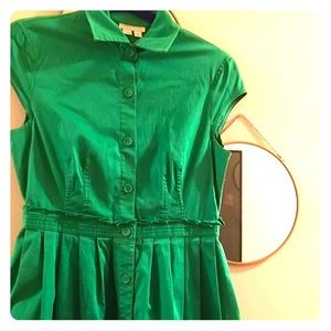 Kelly green vintage dress